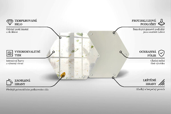 Deska szklana kuchenna Spadające liście