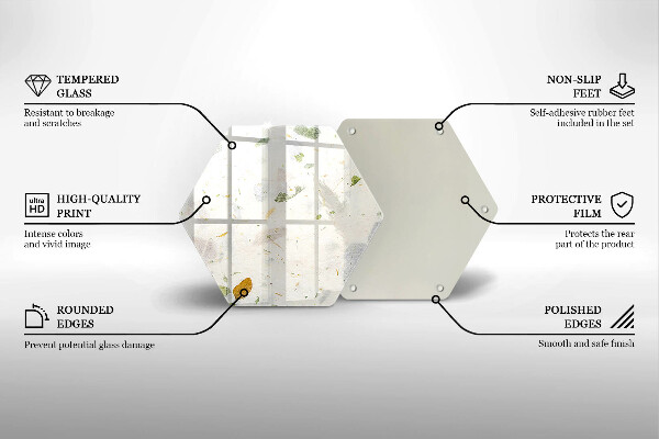 Deska szklana kuchenna Spadające liście