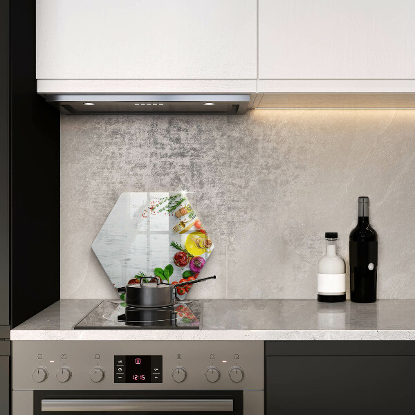 Deska szklana kuchenna Warzywa i przyprawy