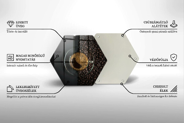 Deska kuchenna Kawa i ziarna