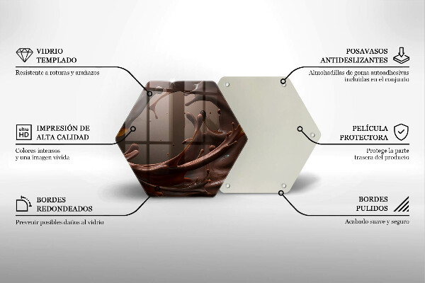 Deska kuchenna Płynna czekolada