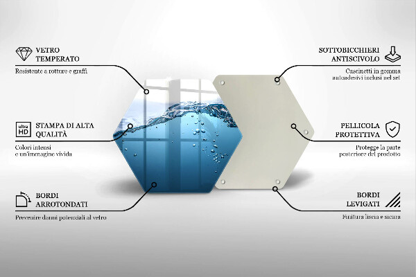 Deska kuchenna Błękitna woda