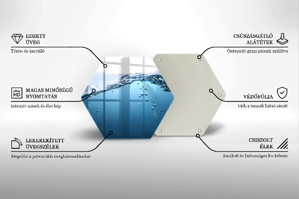 Deska kuchenna Błękitna woda