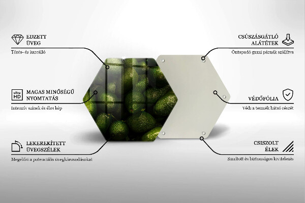 Deska kuchenna Owoce awokado