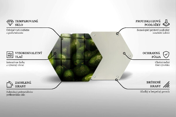 Deska kuchenna Owoce awokado