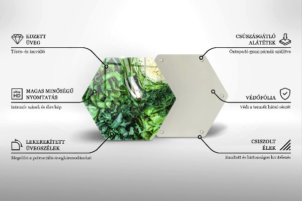 Deska kuchenna Zielone warzywa