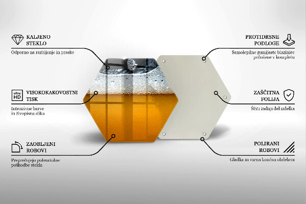 Deska kuchenna Napój piwo piana