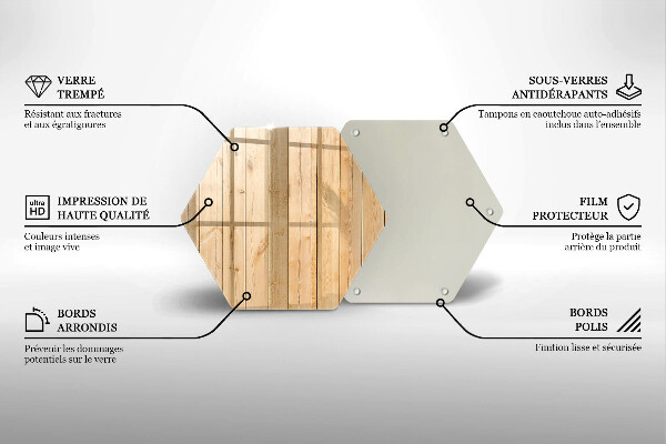 Deska kuchenna Delikatne drewniane deski