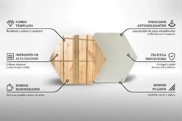 Deska kuchenna Delikatne drewniane deski