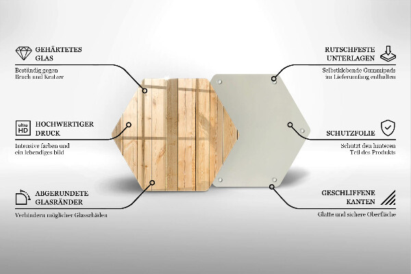 Deska kuchenna Delikatne drewniane deski