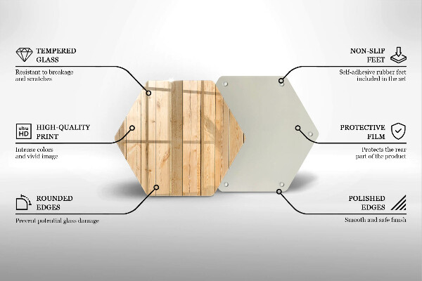 Deska kuchenna Delikatne drewniane deski