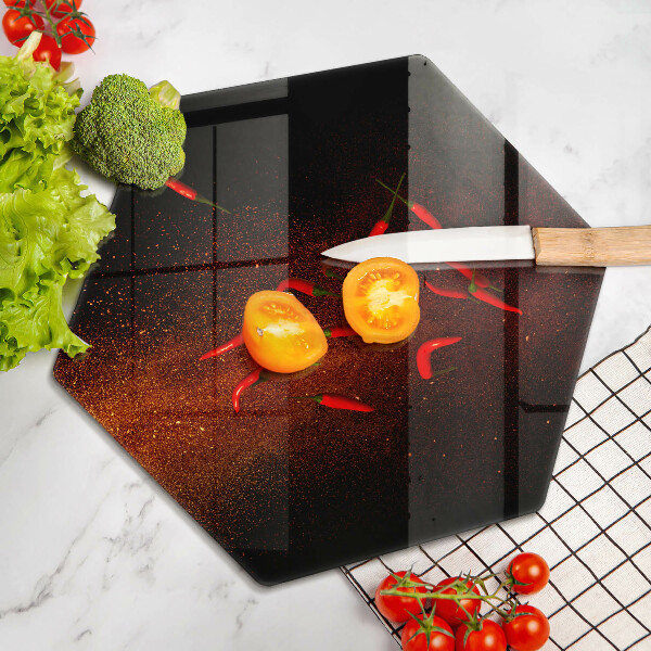 Deska kuchenna Ostre papryczki chili