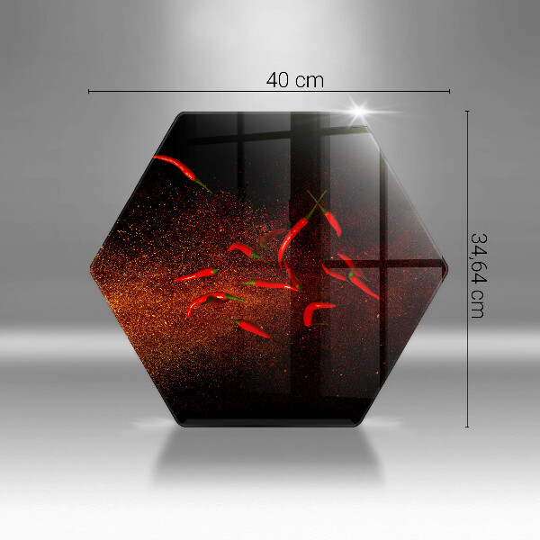 Deska kuchenna Ostre papryczki chili