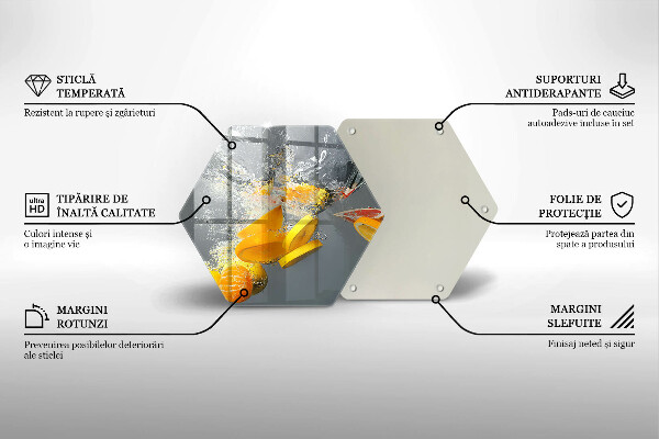 Deska kuchenna Cytryny w wodzie