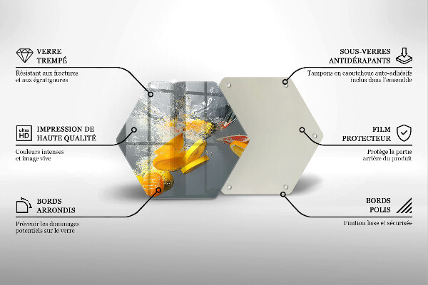 Deska kuchenna Cytryny w wodzie