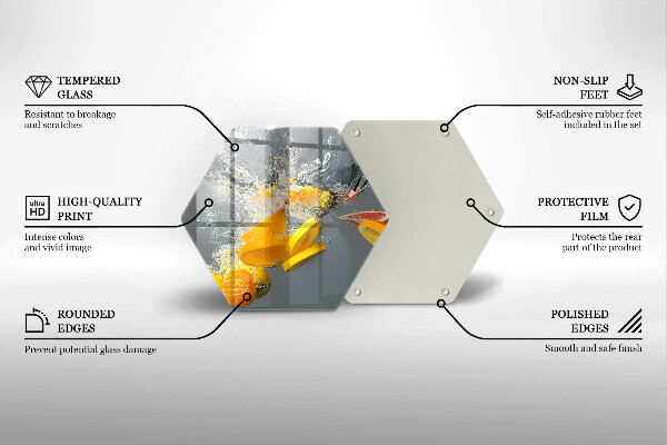 Deska kuchenna Cytryny w wodzie