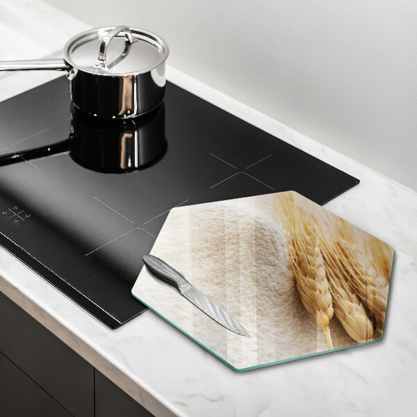 Deska kuchenna Mąka i kłosy zboża