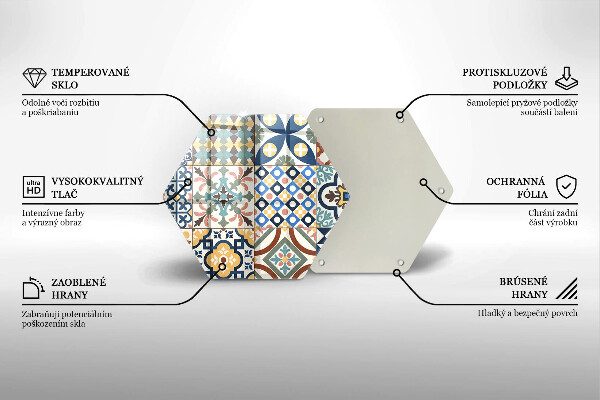 Deska szklana do kuchni Ozdobne płytki kafelki