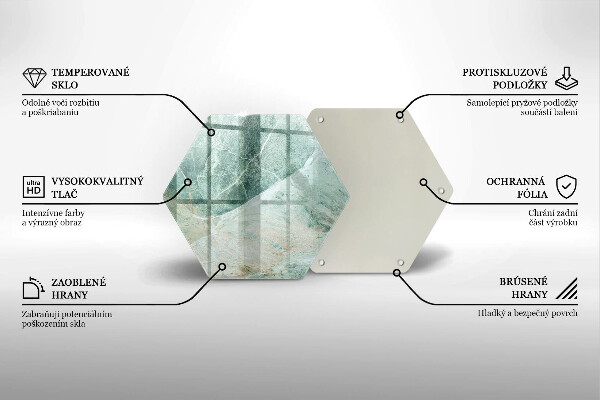 Deska szklana do kuchni Struktura kamień