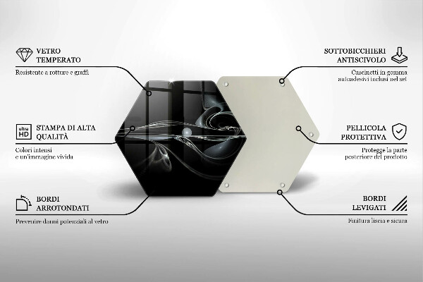 Deska szklana do kuchni Abstrakcja nowoczesna