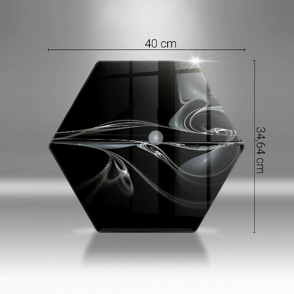 Deska szklana do kuchni Abstrakcja nowoczesna