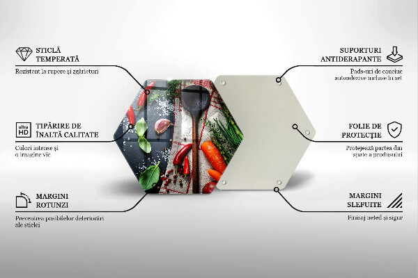 Deska szklana do kuchni Kuchnia jedzenie