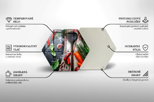 Deska szklana do kuchni Kuchnia jedzenie