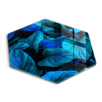 Deska szklana do kuchni Liście roślinność dżungli