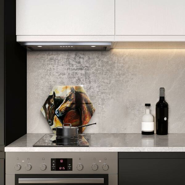 Deska kuchenna Zwierzęta konie