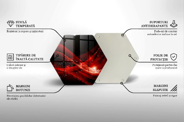 Deska szklana do kuchni Abstrakcja nowoczesna