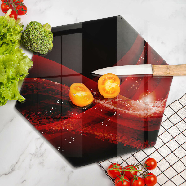 Deska szklana do kuchni Abstrakcja nowoczesna