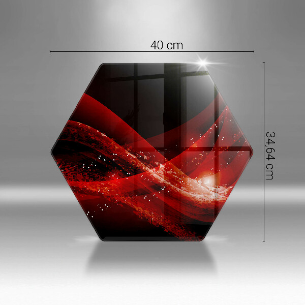 Deska szklana do kuchni Abstrakcja nowoczesna