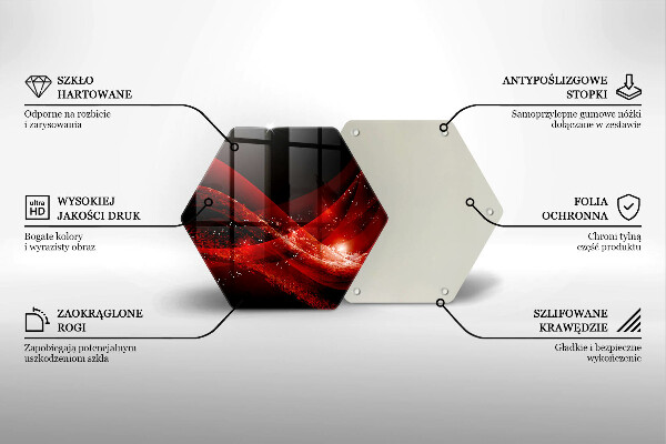 Deska szklana do kuchni Abstrakcja nowoczesna