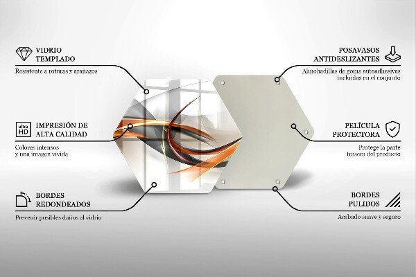 Deska szklana do kuchni Nowoczesne kształty