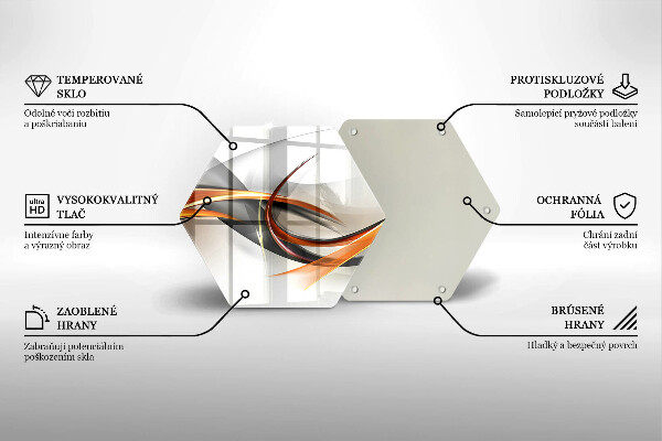 Deska szklana do kuchni Nowoczesne kształty