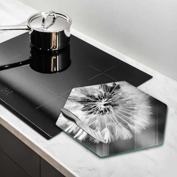Deska szklana do kuchni Delikatny dmuchawiec