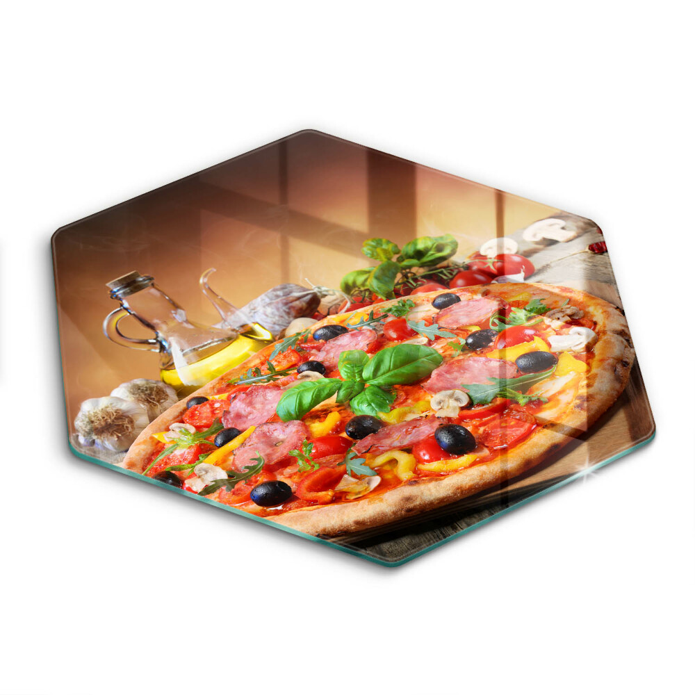 Deska szklana do kuchni Włoska pizza
