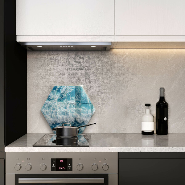 Deska szklana do kuchni Woda morskie fale