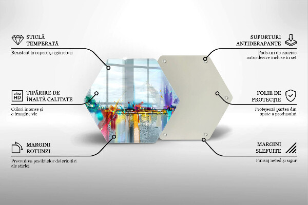 Deska kuchenna Malowana abstrakcja
