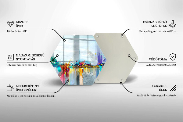 Deska kuchenna Malowana abstrakcja