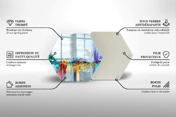 Deska kuchenna Malowana abstrakcja