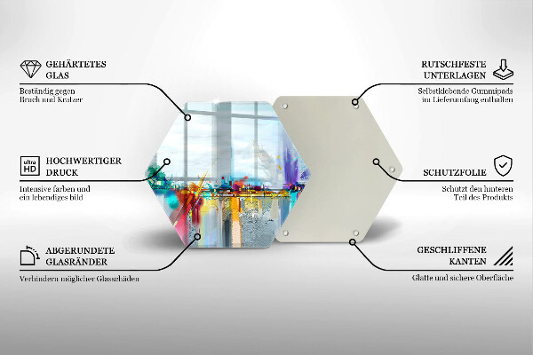 Deska kuchenna Malowana abstrakcja