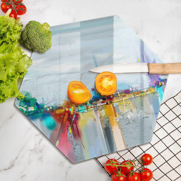 Deska kuchenna Malowana abstrakcja