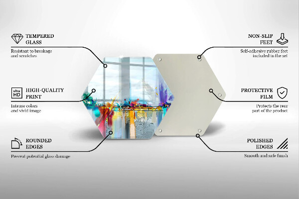 Deska kuchenna Malowana abstrakcja