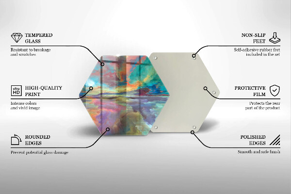 Deska kuchenna Kolorowe niebo