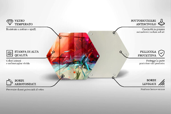 Deska kuchenna Malowana abstrakcja