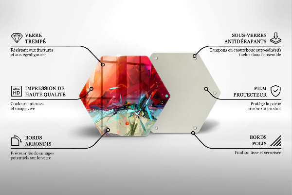 Deska kuchenna Malowana abstrakcja