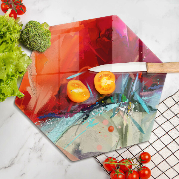 Deska kuchenna Malowana abstrakcja