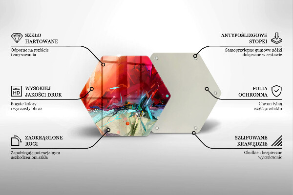 Deska kuchenna Malowana abstrakcja
