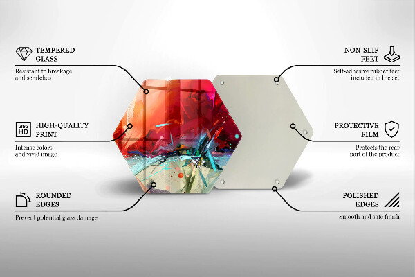 Deska kuchenna Malowana abstrakcja